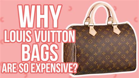 why louis vuitton bags are expensive